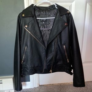 Jessica Simpson | Faux/Vegan Leather Jacket
